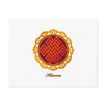Karma ... Endless Knot or Eternal Knot Post Card