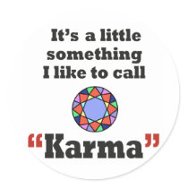 Karma gifts stickers