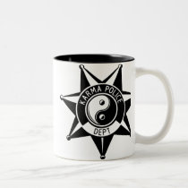 Karma Police Dept! mugs