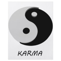 Karma Ying Yang Custom Flyer