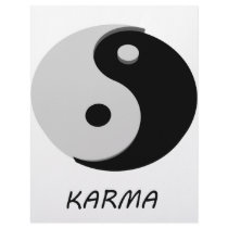 Karma Ying Yang Custom Letterhead