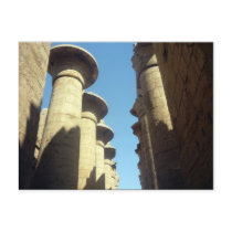 karnak columns postcard
