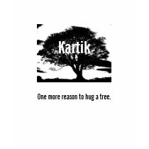 Kartik: One More Reason to Hug a Tree t-shirts by weatherfield12 Kartik: One More Reason to Hug a Tree t-shirts