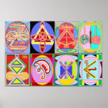 KARUNA REIKI = All 8 symbols Poster