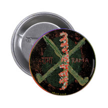 Karuna Reiki Symbol -  RAMA Pinback Button