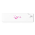 Karyn Classic Style Name Bumper Stickers