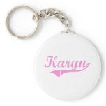 Karyn Classic Style Name keychains