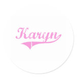Karyn Classic Style Name stickers