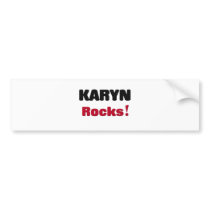 Karyn Rocks Bumper Stickers