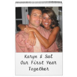 Karyn & Sal Our First Year Together calendars