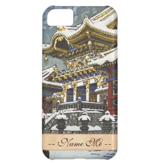 Kasamatsu Shiro Snow at Yomei Gate in Nikko iPhone 5C Covers
