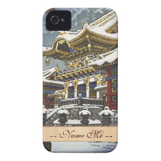 Kasamatsu Shiro Snow at Yomei Gate in Nikko iPhone 4 Case-Mate Case