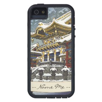 Kasamatsu Shiro Snow at Yomei Gate in Nikko iPhone 5 Covers