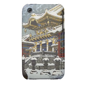 Kasamatsu Shiro Snow at Yomei Gate in Nikko Case-Mate iPhone 3 Case