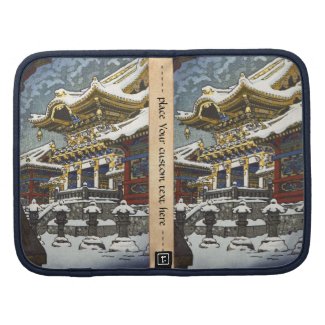 Kasamatsu Shiro Snow at Yomei Gate in Nikko Folio Planner