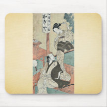 Kasamori Osen by Katsukawa, Shunsho Ukiyoe Mousepads