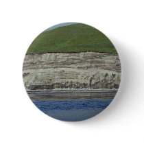 Kasatochi Island bluffs Pinback Button