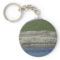 Kasatochi Island bluffs Key Chains