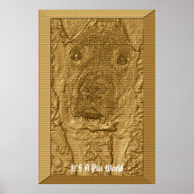 kasha2008, It'S A Pits World Print