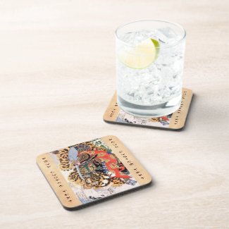 Kashiwade no Hanoshi from the series Eight Hundred Beverage Coasters