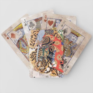 Kashiwade no Hanoshi from the series Eight Hundred Bicycle Poker Deck
