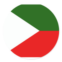 Kashmir Independent, India flag Round Sticker