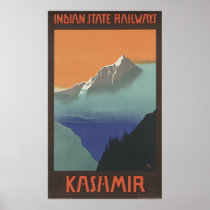 Kashmir Indian State Railways Print