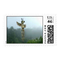 Kasilof Alaska in the Mist stamp