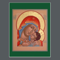 Kasperov Mother of God Prayer Card postcards