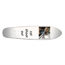 kat, cat shoot out skateboards