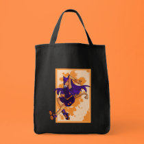 Kat w/ Blades Black Tote bags