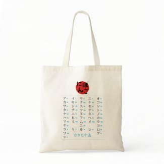 Katakana Chart Bags