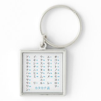 Katakana Chart Keychains