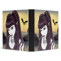 "Katana" Gothic Dragon Vampire Fae Art Binder