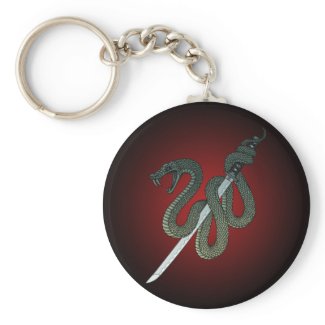 Katana Snake 1 Keychain