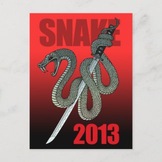 Katana snake 2013 A Post Card