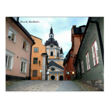 Katarina Church, Stockholm Postcard
