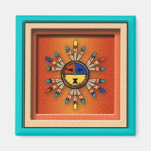 Katchina Sun Face Magnet