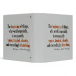 Kate Chopin Quote 3 Ring Binders