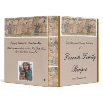 Kate Greenaway Recipe Cover w/Matching Pages 3 Ring Binder