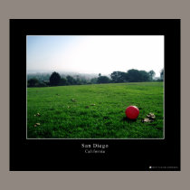 Kate Sessions Park with Red Ball posters