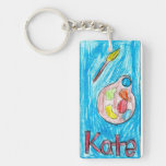Kate Single-Sided Rectangular Acrylic Keychain