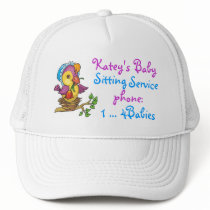 Katey's Baby Sitting Service hats by RobbieY Katey's Baby Sitting Service hats