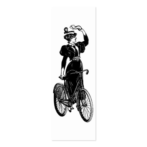 Katherine, a Vintage Cyclist Business Card (front side)