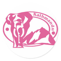 Kathmandu Stamp stickers