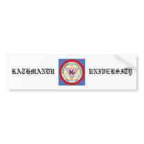 KATHMANDU UNIVERSITY bumper stickers