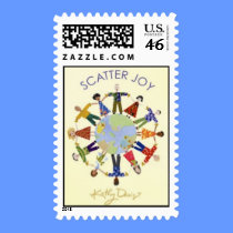 Kathy Davis Scatter Joy postage
