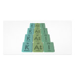 Kati  as Potassium Astatine Iodine Photo Card Template