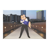Katie and Dan Wrapped Canvas canvas prints