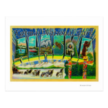 Katmai Nat'l Park, Alaska - Large Letter Scenes Postcards